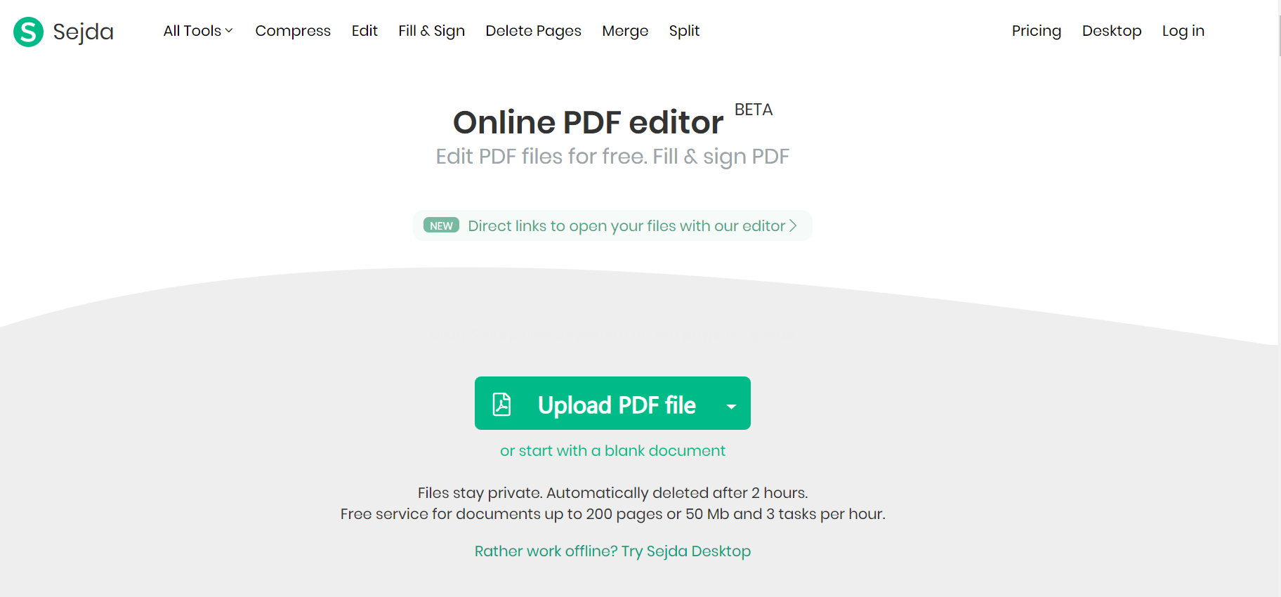 sejda pdf editor app